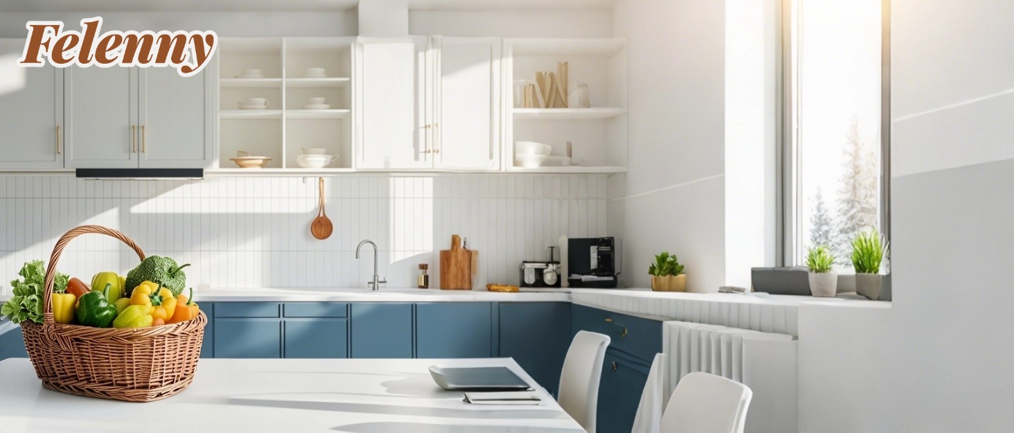 Підвищений годівниця для собак Felenny, 3 регульовані висоти, антипроливання, повільний диспенсер для води та корму, великі, середні та малі породи собак та котів