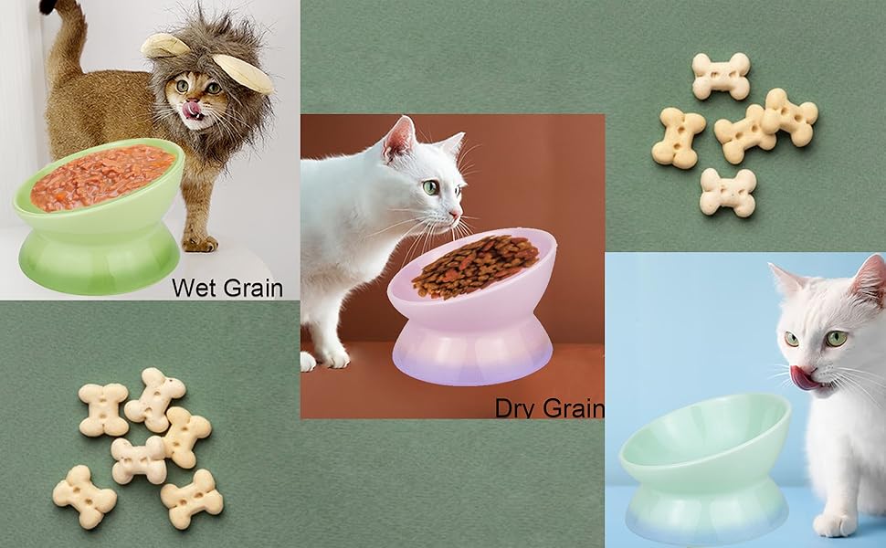 Підвищена годівниця для котів та собак Busnos, керамічна миска для води та їжі, жовта, 15.5x15.5x11 см