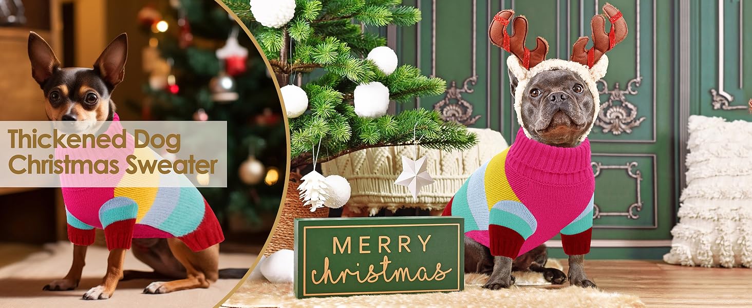 Пуловер для собак AOFITEE, теплий зимовий пуловер для маленьких собак, рожевий, розмір S