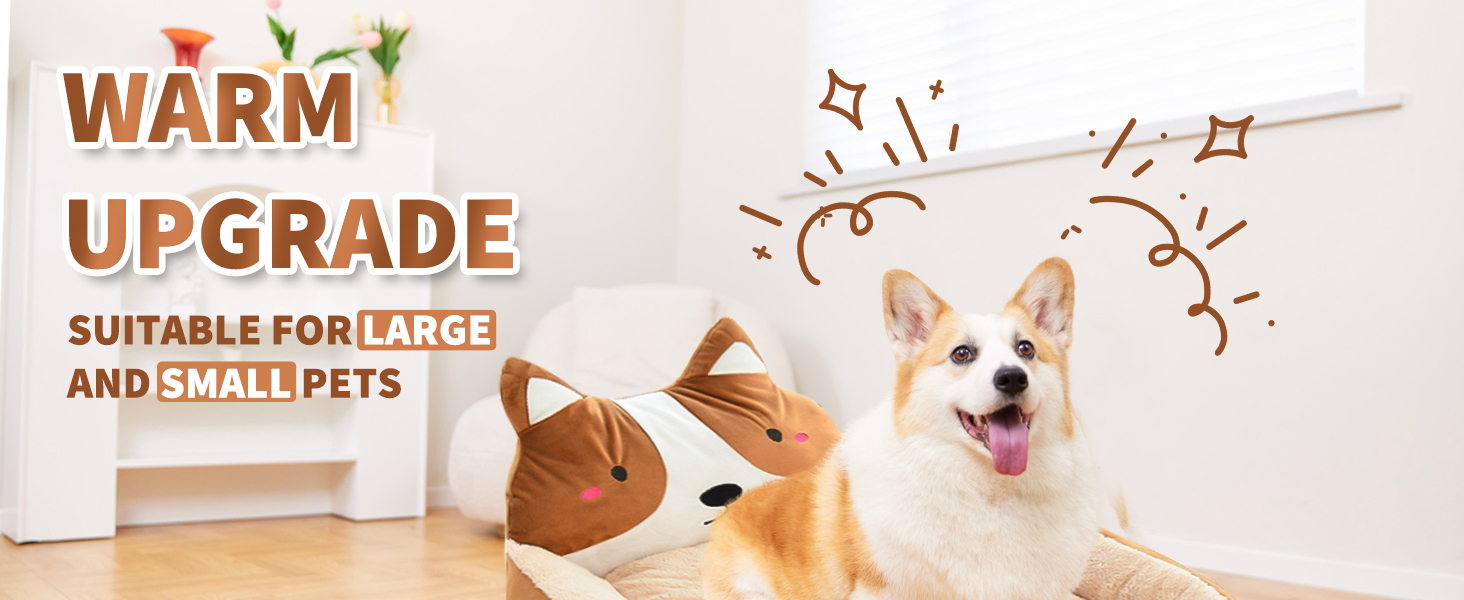 Килимок для собак Petcute: теплий, м'який, миючий, L (70 см), коричневий