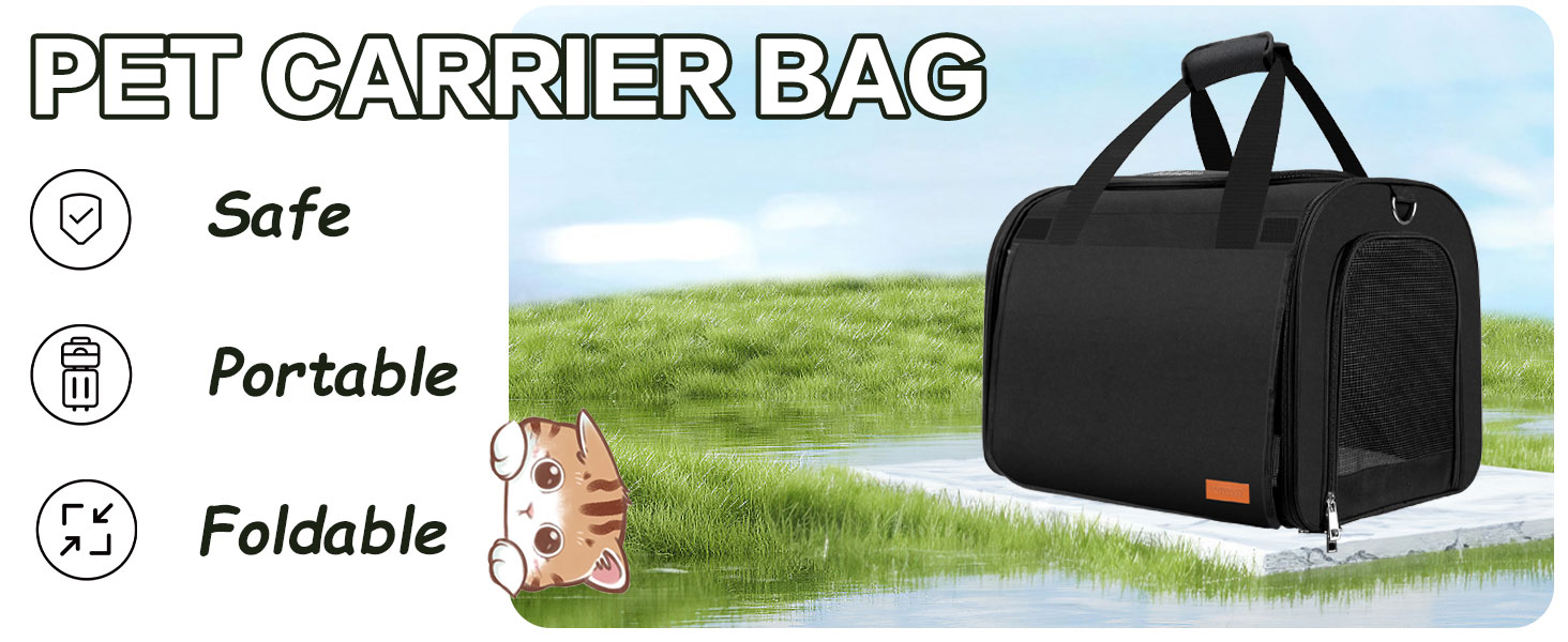 Рюкзак для кота TWDEPART (чорний)