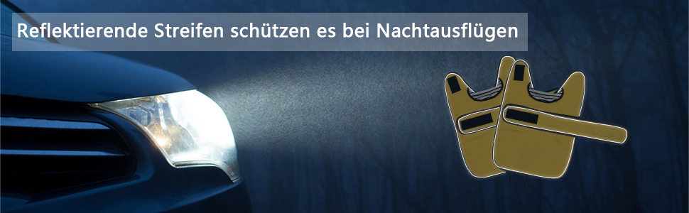 Дощовик для собак Geyecete, рожевий, розмір M (довжина спини 42-45 см), регульований, з відбиваючими елементами