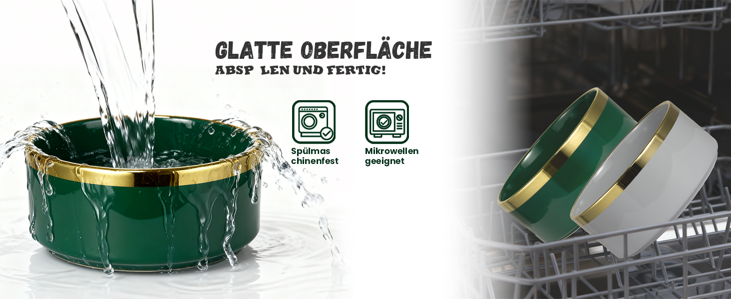 Керамічна годівниця для собак на підставці з нержавіючої сталі - подвійний набір мисок для собак, невеличких та середніх порід - неслизький набір мисок для корму та води - 350г / 660мл - 15см - сірий M сірий