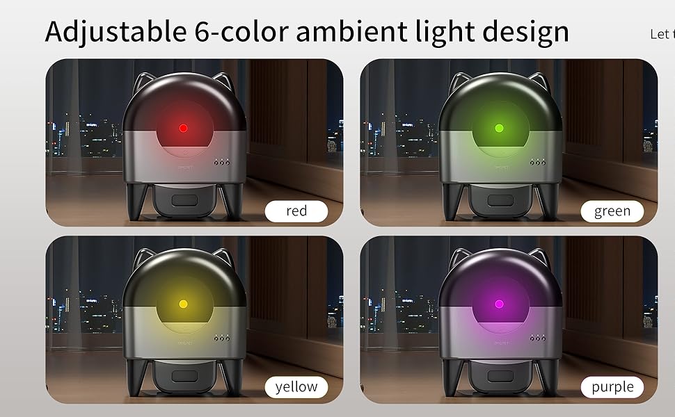 Автоматичний лоток для котів, 110 л, для кількох тварин, з мішками для сміття, герметичний, дезодорує, з додатком