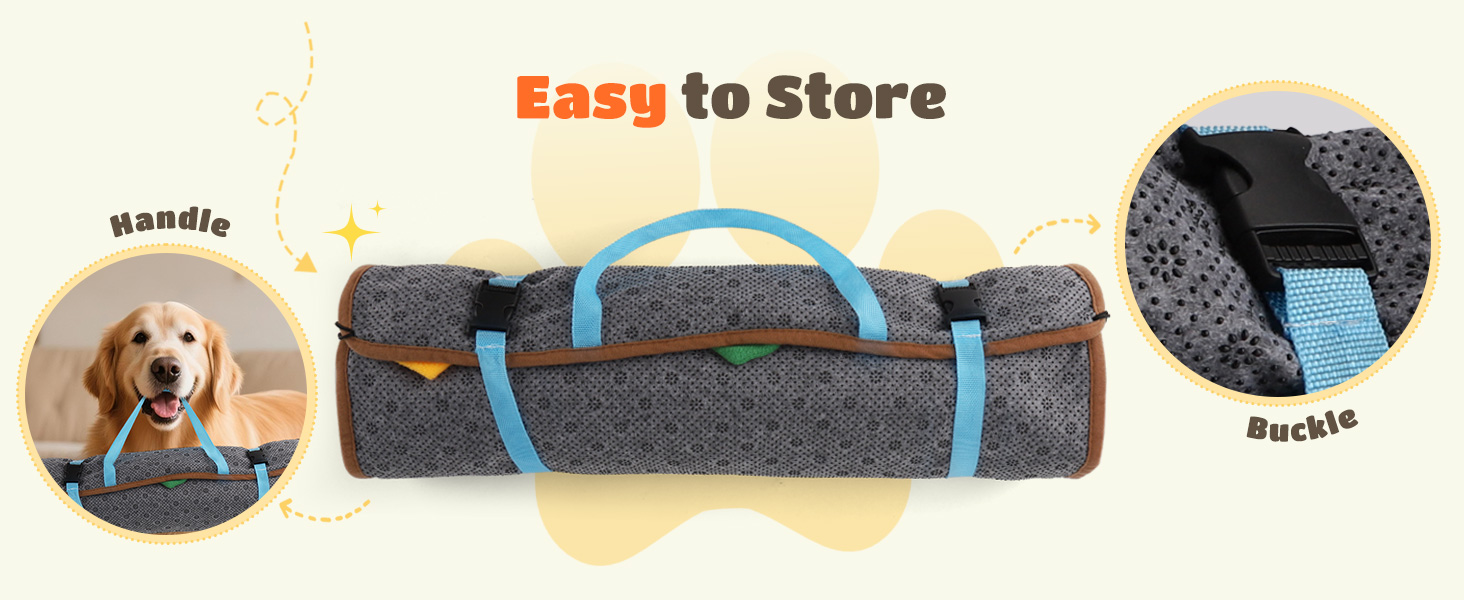 Килимок-нянчильник для собак Nobleza: інтерактивна іграшка-тренажер, 75x58 см