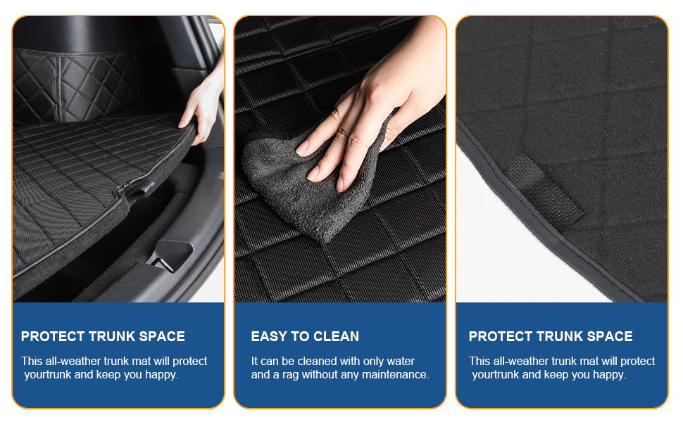 Килимок у багажник для Tesla Model Y (2020-2025), водонепроникний, для собак, захист сидінь, універсальний, преміум-якість