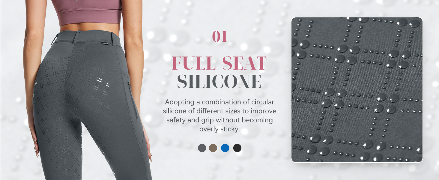 Чорні зимові штани для верхової їзди Baleaf з флісу (повний пояс), з кишенями на блискавці, легінси, розмір L