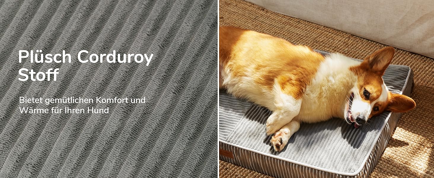 Ортопедичне ліжко для собак FUKUMARU - 91x56x9 см, зелене, з водонепроникним покриттям, м'яке, з антиковзаючою основою