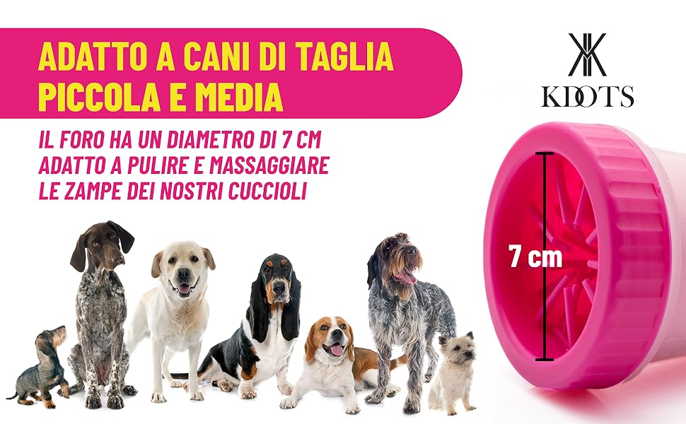 Силіконовий очищувач лап для собак, аксесуари для малих та середніх порід