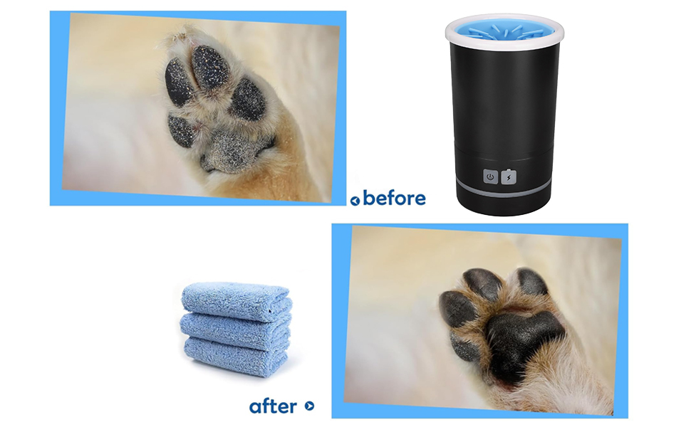 Мийка для лап собак Pssopp - портативна силіконова щітка для чищення лап домашніх тварин. Підходить для собак та котів.