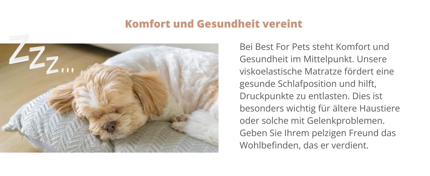 Ортопедичний лежак для собак | Лежак для собак з ефектом пам'яті | Лежак для собак з ефектом пам'яті, знімний, миючий | 45x55x4 см