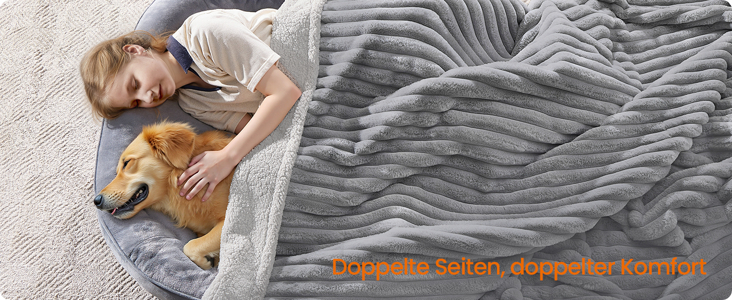 Водонепроникний килимок для собак Feandrea, XL (152 x 127 см), для великих та середніх собак, двосторонній, миючий, сірий та світло-сірий