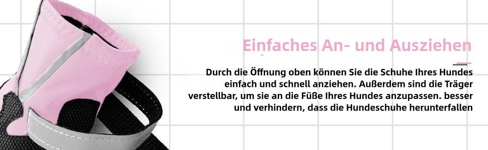 Водонепроникні собачі чоботи з антиковзкою підошвою, 4 шт. – захист лап для собак маленьких, середніх та великих порід (Рожеві, XL)