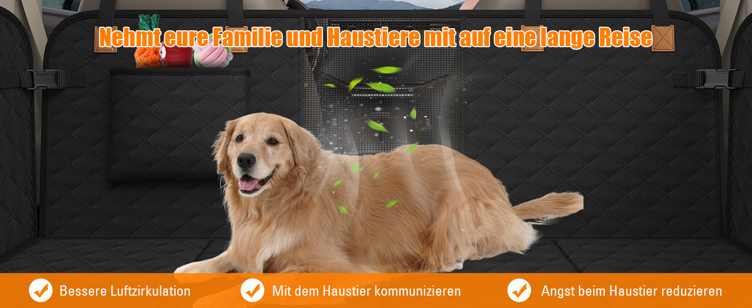 Захист для заднього сидіння автомобіля BMaoBBo: водовідштовхувальний, стійкий до подряпин, для SUV та сімейних авто (127x62 см)