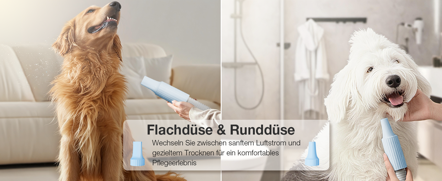 Набір для догляду за тваринами 7-в-1: Шерстьомашина, пилосос для шерсті та фен для собак та котів. Потужність 11000Pa, об'єм контейнера 2.5L, 3 режими потужності та температури. Тиха робота. Колір: блакитний.