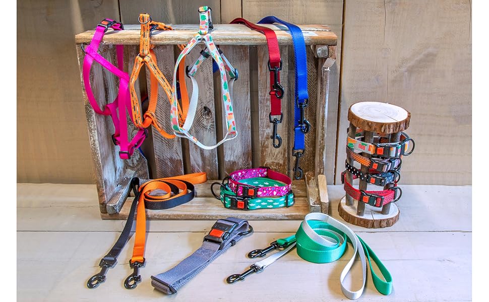 Нашийник Karlie Art Sportiv Plus для собак, розмір L (90-120 см), ширина 25 мм, XL (15 мм), сірий з точками