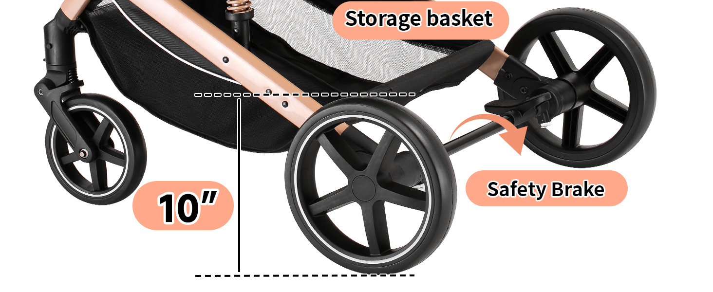 Візок для собак та котів EchoSmile 20 кг, 4-в-1, чорний: складаний, з колесами 360°, сітчастими вікнами