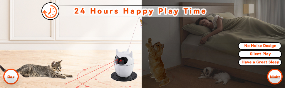 Інтерактивна іграшка для котів, автоматична лазерна іграшка для котів, розумна іграшка для котів/кошенят/собак (біла)