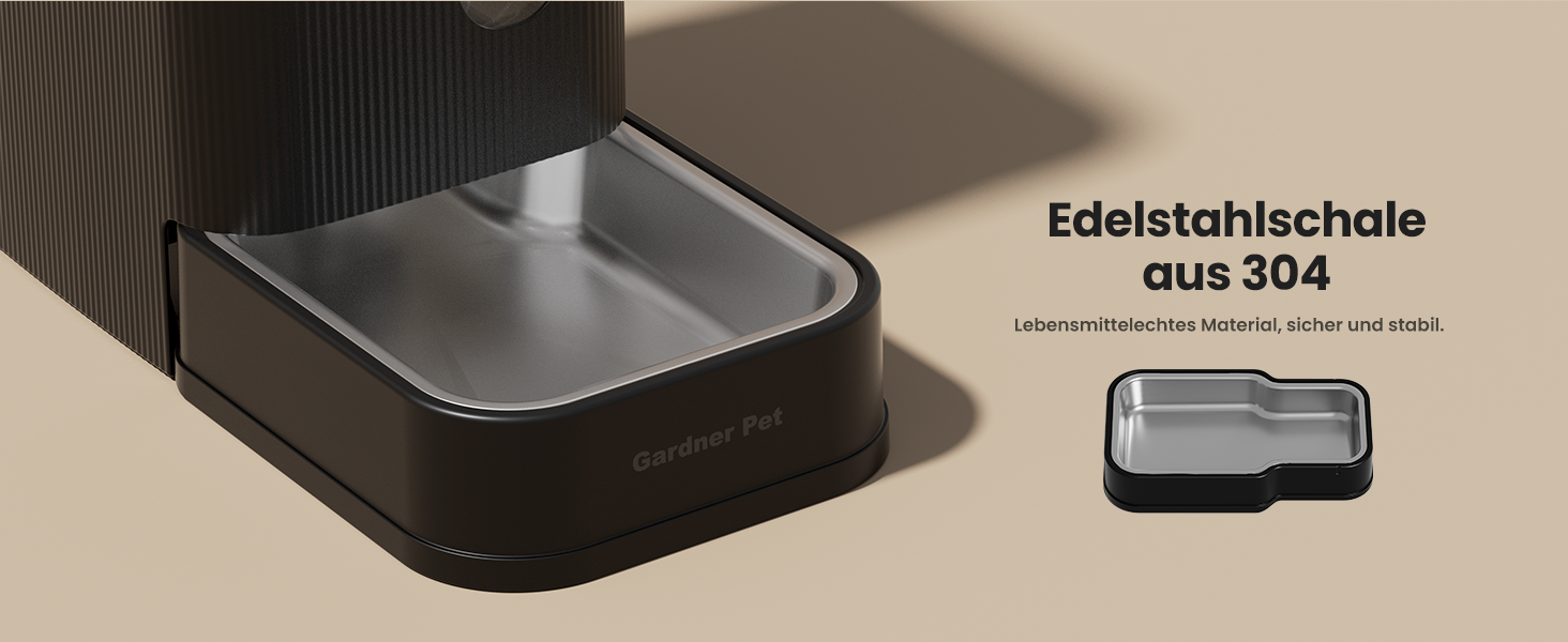 Автоматичний диспенсер води для собак та котів Gardner Pet 6.5L, годівниця, не потребує електрики, з нержавіючою чашею, велика ємність, BPA-free, безшумна, чорний