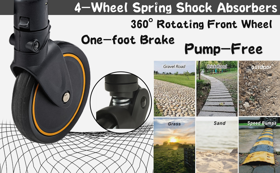 PAWZIDEA Візок для собак 4-в-1, переноска для котів, чорний. Візок для тварин до 33 кг, швидко складається, з капюшоном Easy-Lock