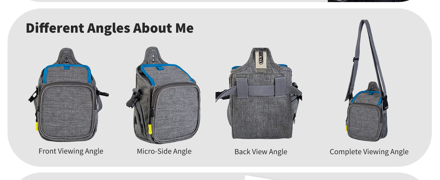 PETCUTE: Сумка для дресирування собак, зручна та міцна, з дозатором для відходів, сіра+блакитна