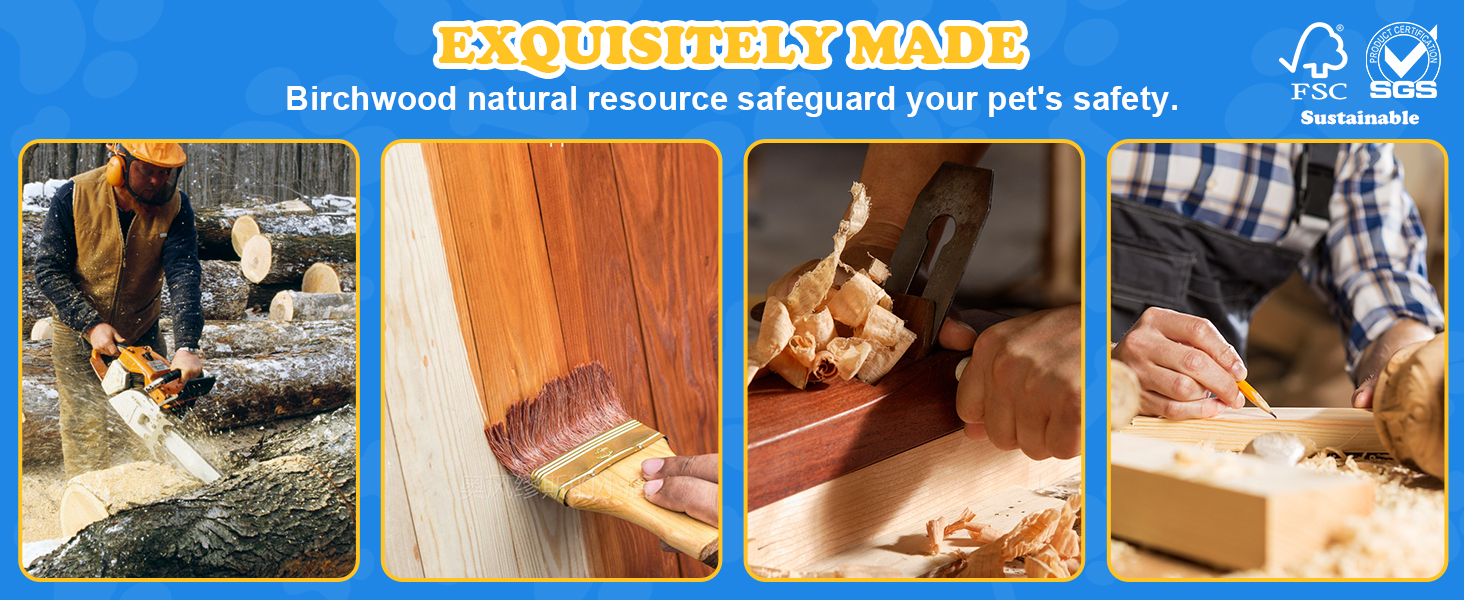 Рампа для собак Hunderampe - регульована, 34-61,5 см, з покриттям, що миється, з берези. Складана, антиковзка, для маленьких та великих собак (XL)