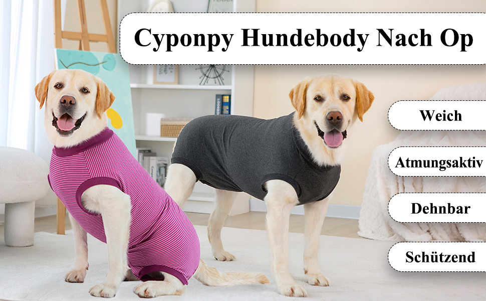 Операційний боді для собак: захист від лизання та ран, сірий. Ідеально після кастрації/операції, для собак різних порід.