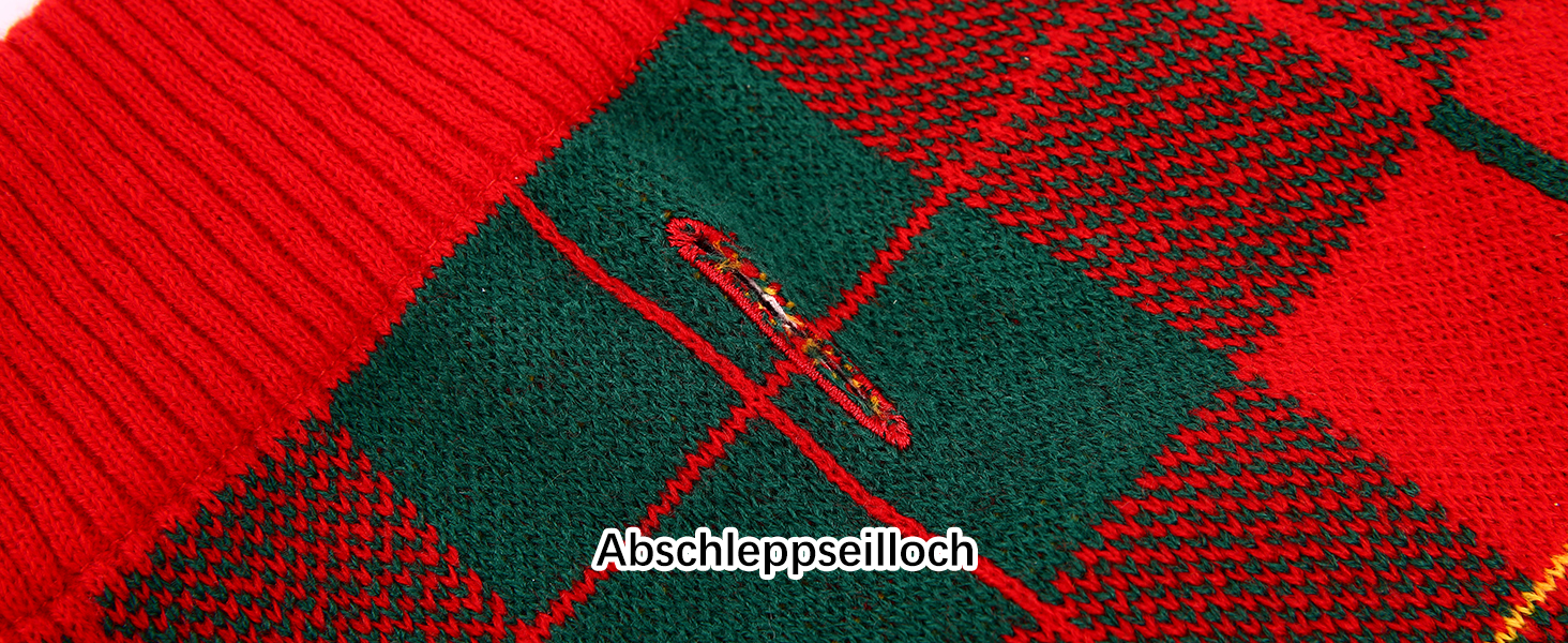 Пуловер для собак KATZINST, теплий флісовий пуловер для маленьких собак, різдвяний пуловер для Французького бульдога, Дакселя, Чихуахуа, Йоркшира, червоно-чорний, XS