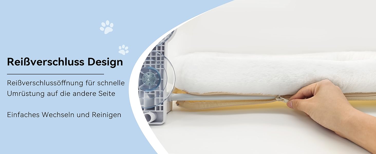 Кішка лежанка на вікно Peyela, м'яка та зручна, до 18 кг