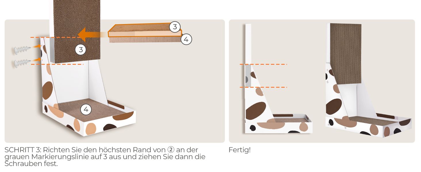 Котячий когтетопка ComSaf L-подібної форми, 64 см, з картону, для кішок, когтеточка, аксесуари для котів, когтеточки, котячі меблі