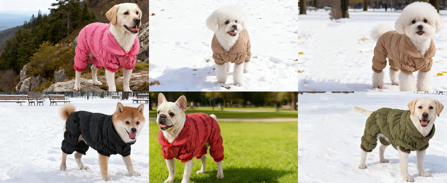 Водонепроникна куртка для собак Kukaster - тепла зимова жилетка для маленьких та середніх собак, сірий колір, S