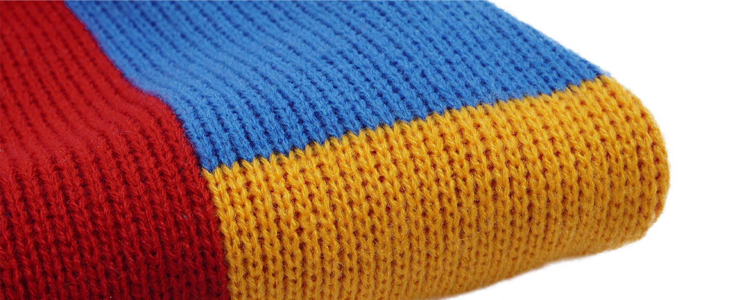 Вовняний пуловер для собак Hjumarayan, вінтажний стиль, отвір для повідка, блоковий колір, пуловер з коміром-стійкою для маленьких собак, теплий, червоний S