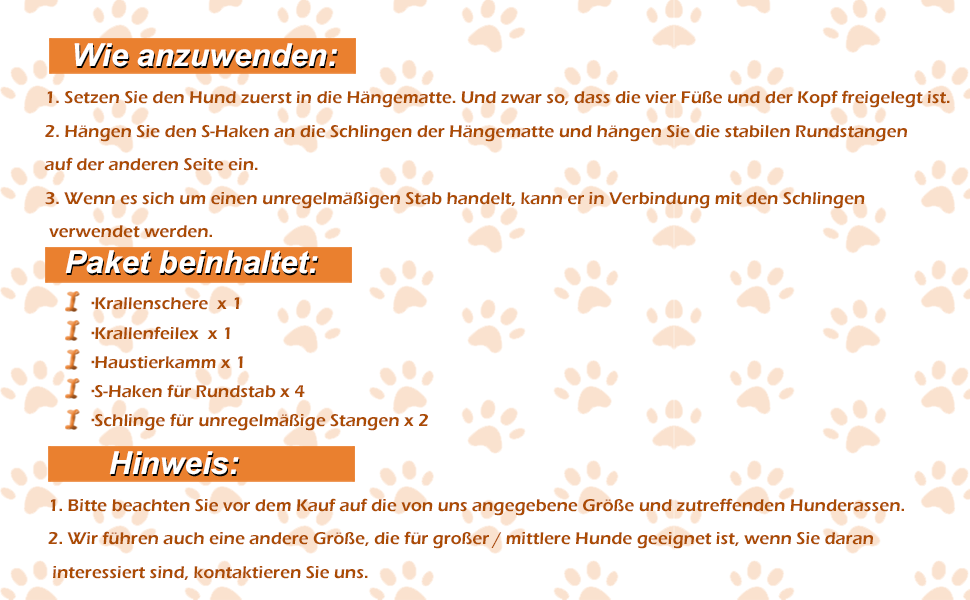 Гамак для грумінгу собак та котів Guzekier, фіксатор, набір для догляду: триммер, пилка, гребінець (до 13 кг)