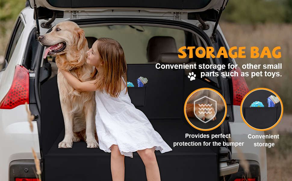 Захист для багажника автомобіля від собаки: універсальний килимок, водонепроникний, стійкий до подряпин, з боковими бар'єрами та захистом краю багажника