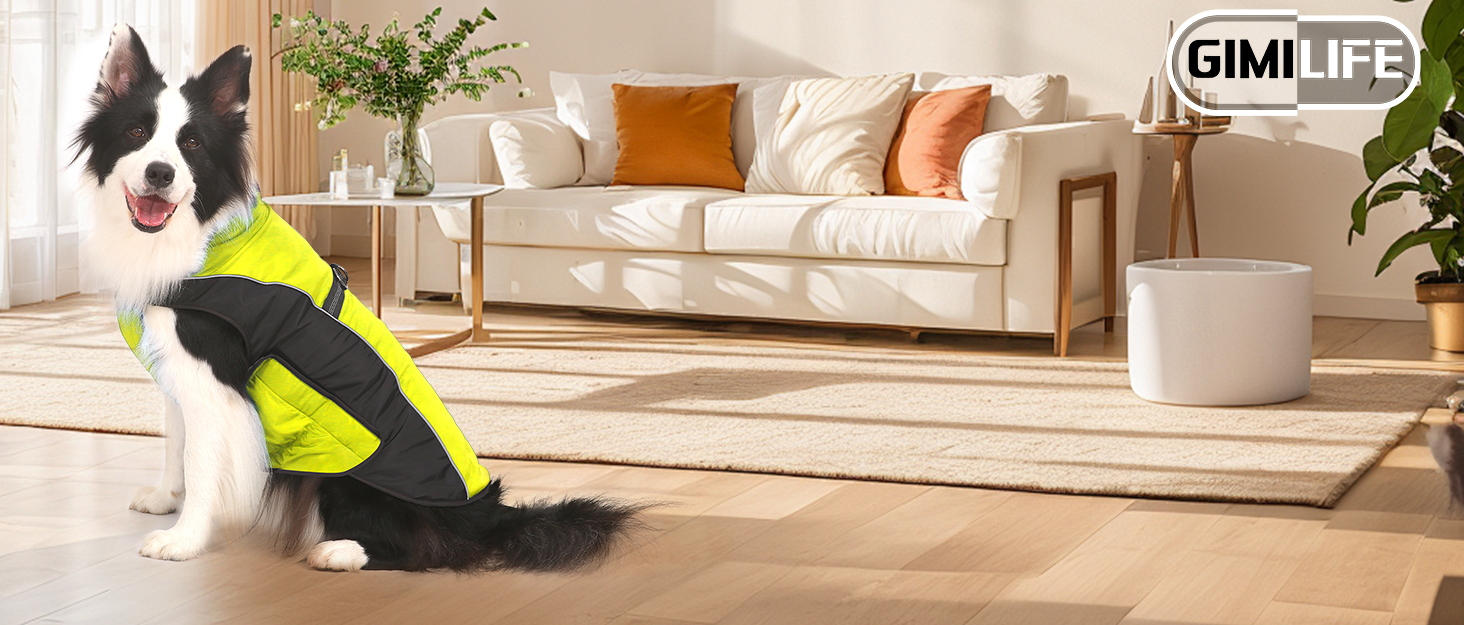 Зимова жилетка для собак - тепла жилетка для собак, курка для собак, одяг для домашніх тварин, для лижного спорту, бавовна, з утеплювачем для цуценят, маленьких, середніх та великих собак, червона, розмір M (6.3-11.3 кг, обхват шиї 38 см)