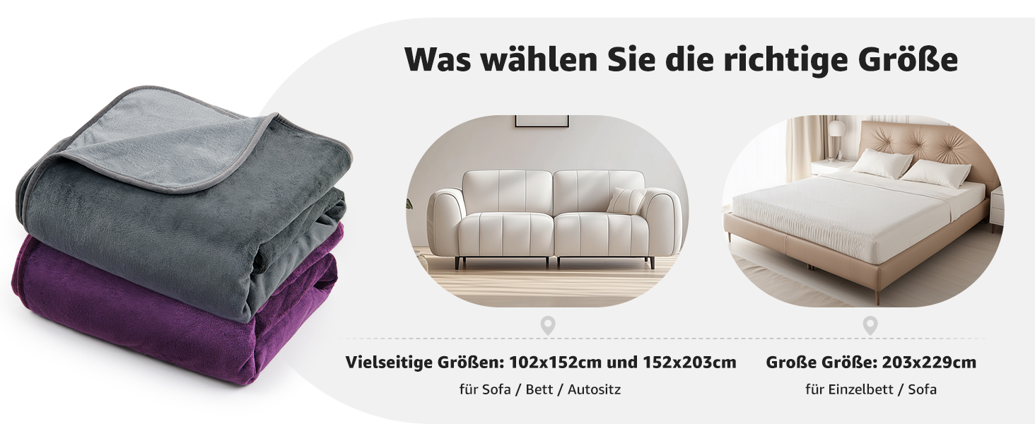 Водонепроникний плед Pick for Life: двосторонній фланелевий плед для дому, авто, подорожей (102x152 см)