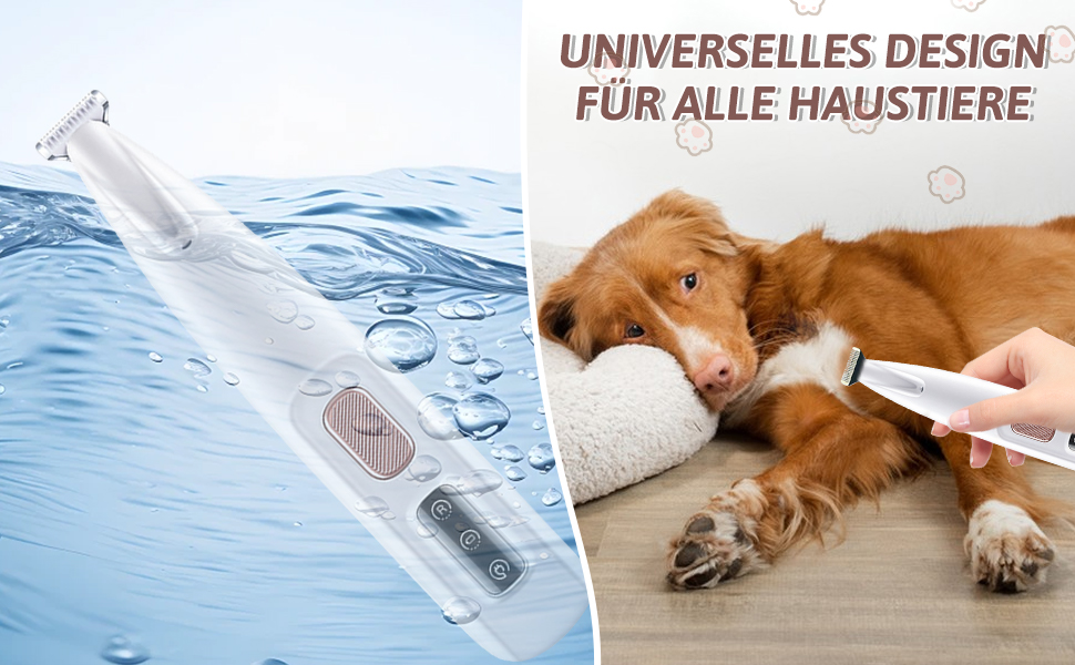 Триммер для стрижки кігтів Paw Trim Pro: безшумний електричний триммер для собак та котів з гребінцем від бліх