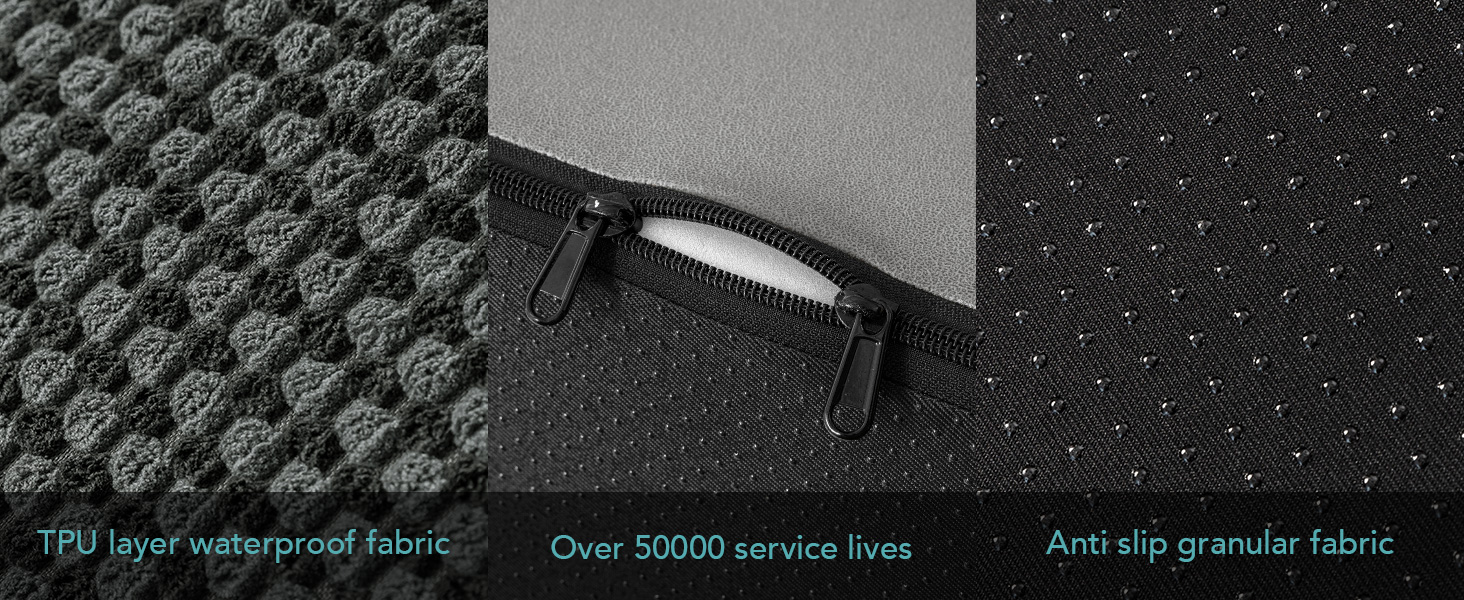 Сходинки для собак, 57 см, для маленьких собак, з високощільним губчастим матеріалом, знімний, миючий чохол, неслизьке дно, 5 ступенів, 40x84x57 см, темно-сірий колір