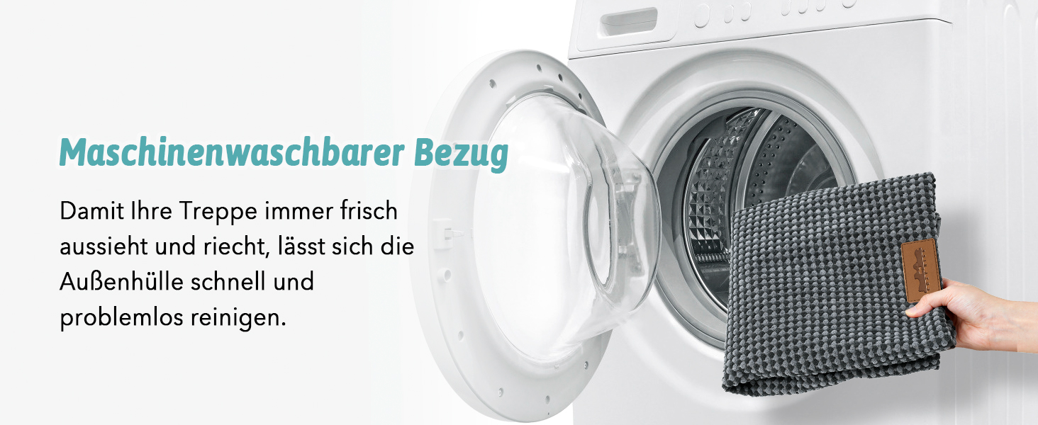 Сходинка для собак COZY KISS, для маленьких собак і котів, з нековзким покриттям, з щільного піноматеріалу, для ліжка, дивану, авто (Чорний & Білий, 7x0x60cm)
