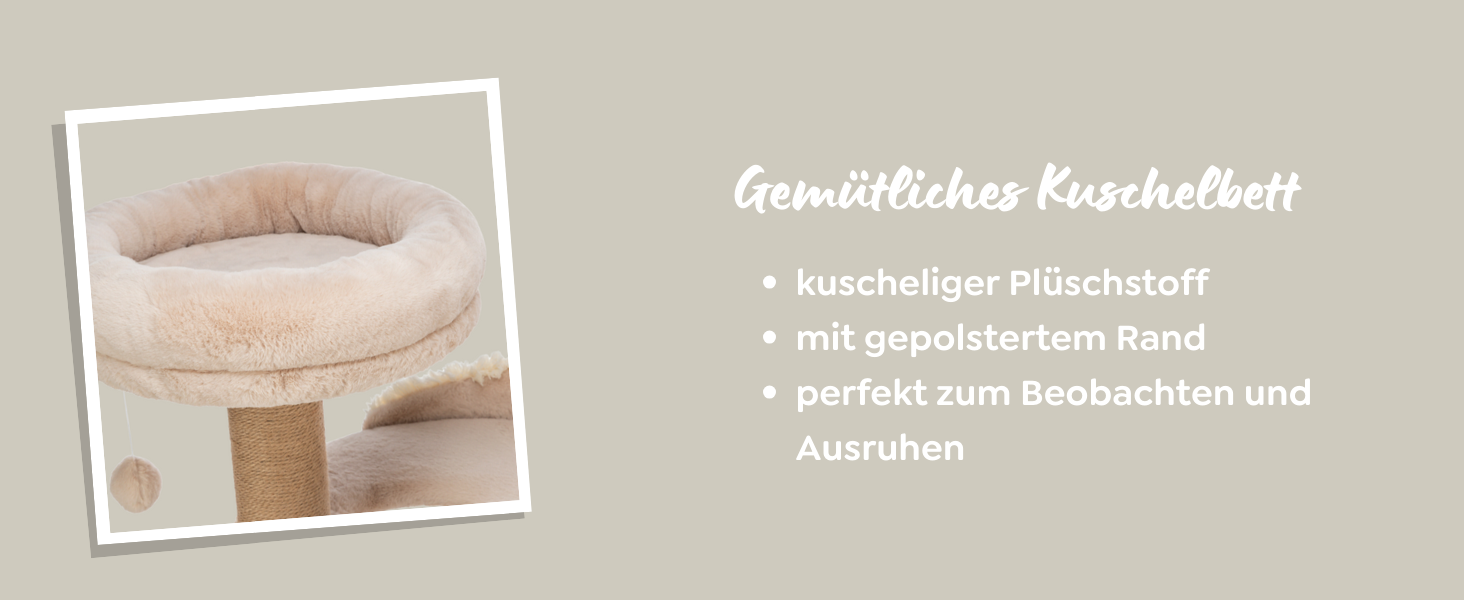 Кігтеточка TRIXIE Boho Filippo 114 см – багатоярусна кімната для котів з місцями для дряпання та іграми, затишні та стабільні місця для відпочинку – 44474