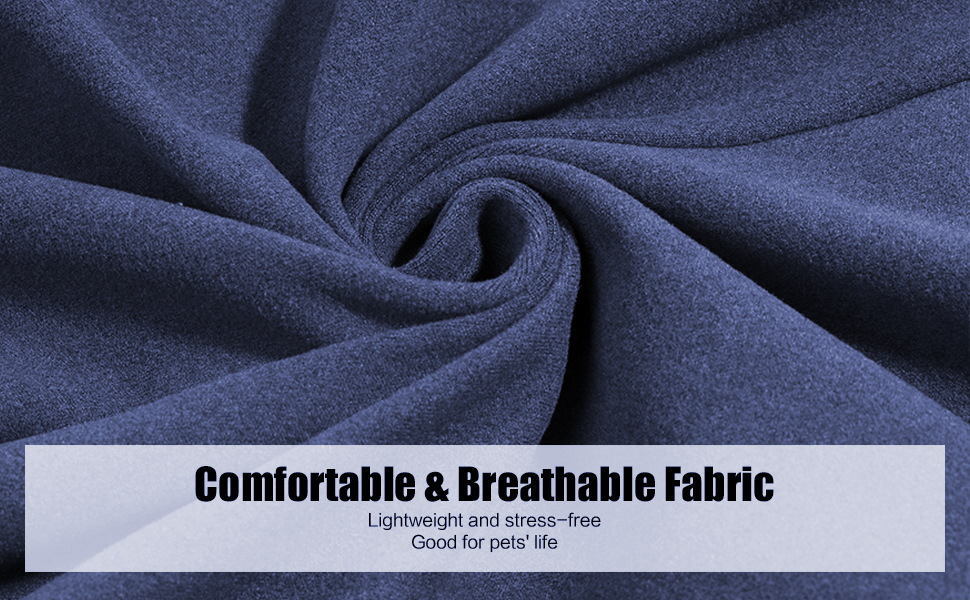 Світшот для собак Heywean з флісу, теплий пуловер для маленьких та середніх собак, зимовий одяг для дому та вулиці, M (упаковка з 1), темно-синій