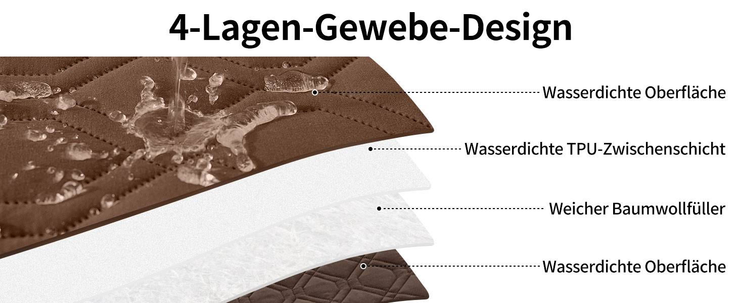 Водонепроникний килимок для собак Homaxy, килимок для собак на вулицю, миється, двосторонній, м'який килимок для котів, для дивану, ліжка, в подорожі (130x100 см, 203x152 см, коричневий+шоколадний)