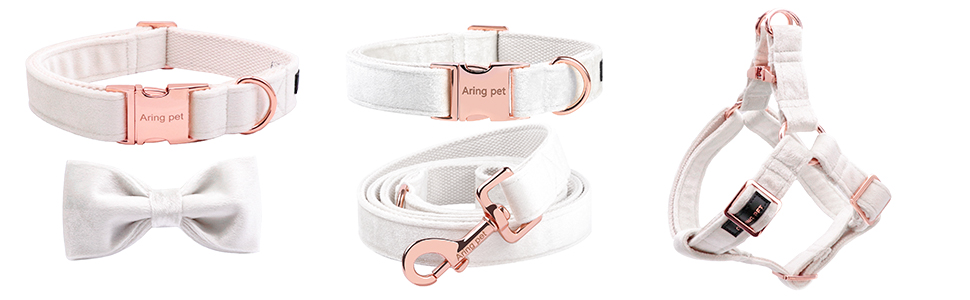 Елегантний ошийник для собак Aring з бантиком, м'який велюровий ошийник, регульований, темно-зелений, для дівчаток та хлопчиків