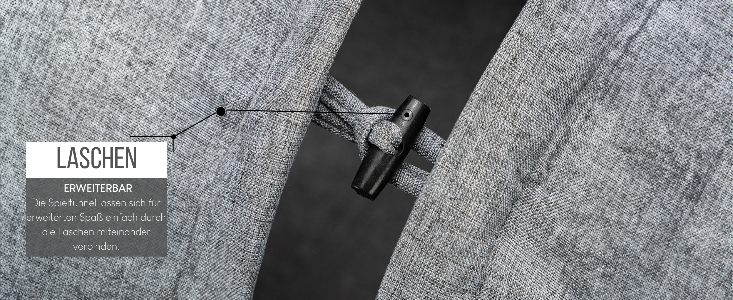 Туннель для котів Lionto з іграшковою кулькою, 30x70 см, розкладний, з матеріалу, що легко чиститься, для котів, міцні іграшки для котів, діаметр 30 см