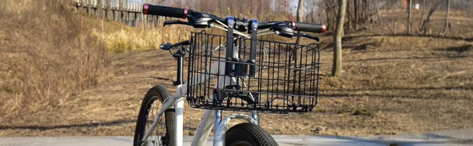 Складна корзина для велосипеда Spesh з нейлоновим внутрішнім мішком. Знімне дротяне плетіння, вантажопідйомність до 20 кг