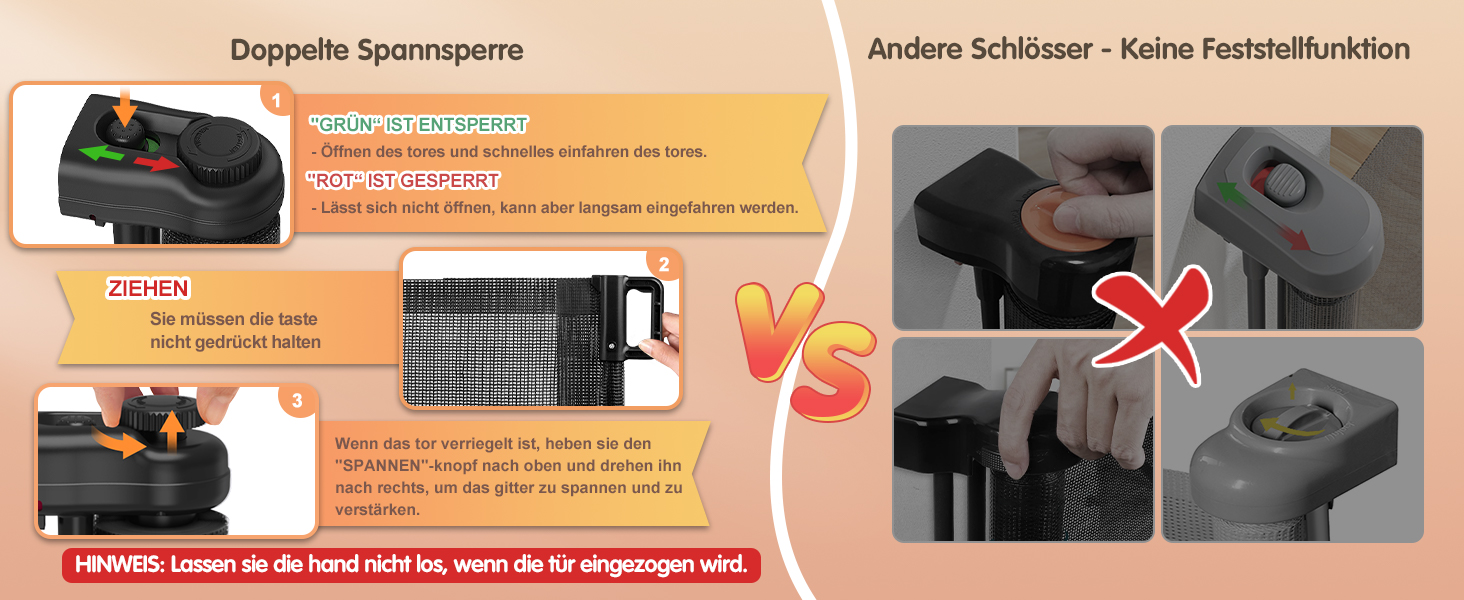 Розсувне захисне оградження для дитини та собаки, 400 см, 105 см заввишки, для сходищ/коридору/внутрішніх/зовнішніх приміщень, білий (чорний)