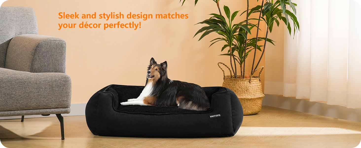 Ліжко для собак, м'яке софа-кімнатне, знімний чохол, сірий, 90x75x25 см