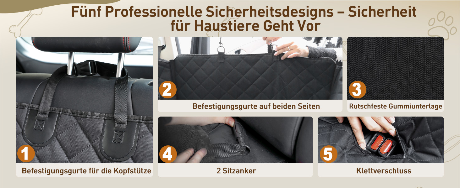 Накидка для собак у машину Gimars, 157x137 см, чорна, водовідштовхувальна, з віконцем