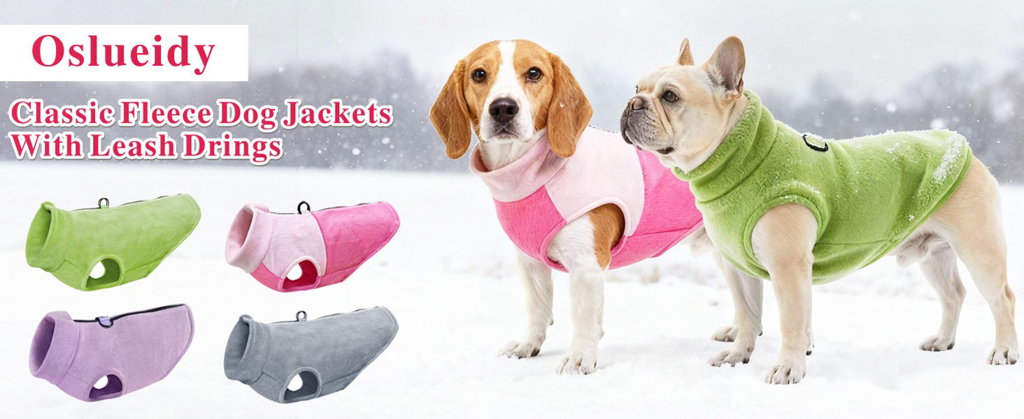 Теплий зимовий одяг для собак: куртка, пуловер, худі, комбінезон з флісу для малих, середніх та великих собак XS-XXL (зелений, S)