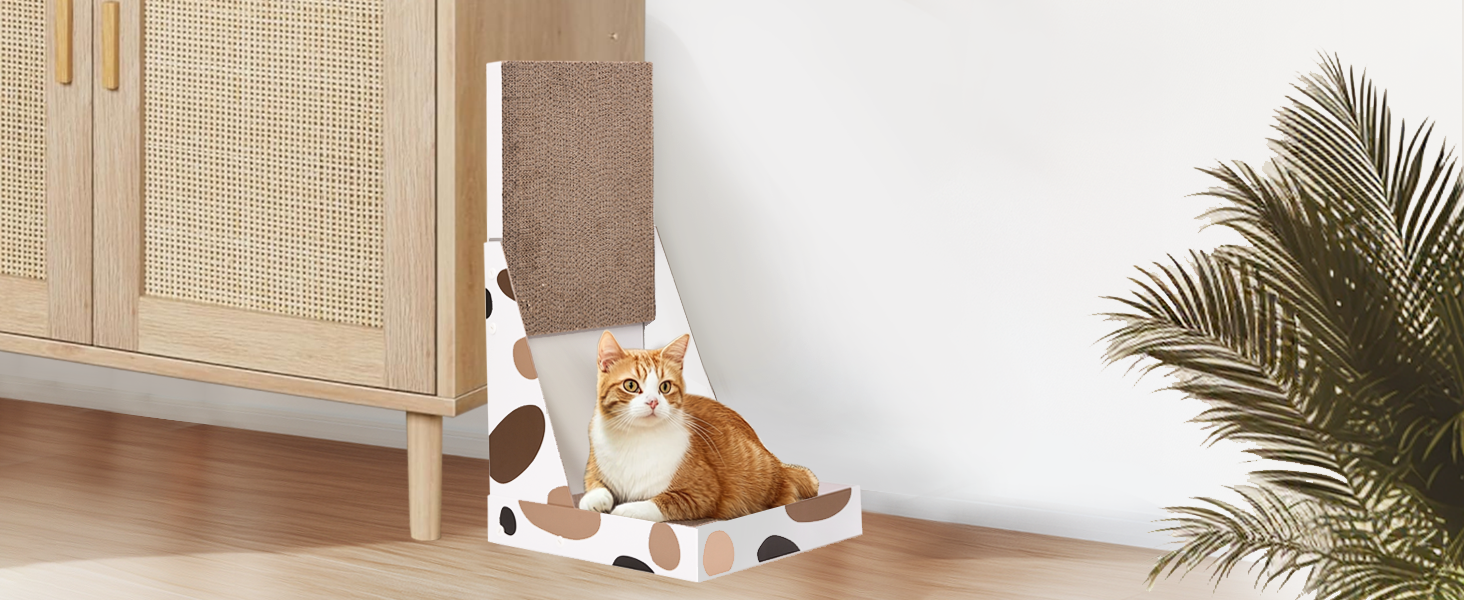 Котячий когтетопка ComSaf L-подібної форми, 64 см, з картону, для кішок, когтеточка, аксесуари для котів, когтеточки, котячі меблі